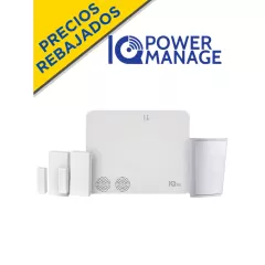 QOLSYS--QOLSYS IQ4NS POWER MANAGE PACK - Paquete que contiene Sistema de Alarma IQ4 NS autocontenido sin pantalla, 1 sensor PIR inalámbrico PGP9914 y 2 sensores magnéticos inalámbricos PG9303-