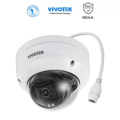 VIVOTEK--VIVOTEK FD833-HV(1Y) - Camara IP Domo Vortex Premium Series, 5 Megapixeles, Smart IR 30mts , WDR Pro, Lente Fijo 2.8 mm , Advance AI, Deep Search, Protección IP66, IK10, NDAA, Almacenamiento interno 256GB-