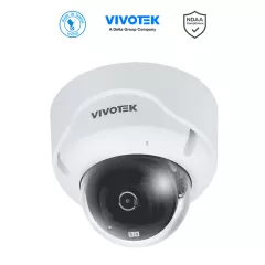 VIVOTEK--VIVOTEK FD9389-EHV-V3 - Cámara IP domo exterior 5 Megapixeles, IR 40mts, Real Sight Engine IA, WDR Pro, Micrófono Integrado, Lente fijo 2.8 mm, Protección IP66, IK10, NEMA4X, Ciberseguridad Trend Micro, IA Deep Search, IA Smart VCA, DI/DO, NDAA-