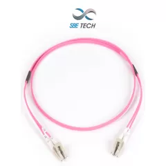 SBE TECH--SBE TECH SBE-JUMLC-LC-1M50 - Jumper LC-LC, MM 50/125µm OM4, dúplex, 2mm, 1 metro, con conectores UPC-