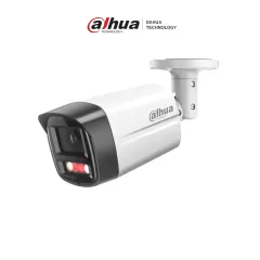 DAHUA--DAHUA IPC-HFW2549TL-S-PV -Cámara IP Bullet de 5 Megapixeles/ Iluminador Dual y Disuasión Activa/ Sirena y Estrobo/ Lente de 2.8 mm/ 111 Grados de Apertura/ WizSense/ 30 Metros de IR y Luz Visible/ WDR Real/PoE/Audio Bidireccional/Ranura MicroSD-