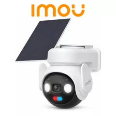 IMOU--IMOU AOV PT 5MP (IPC-B7ED-5M0TEA-AM/FSP14) - Camara IP PT de 5 Megapixeles/ Conexión dual 4G+Wi-Fi/ Grabación Continua 365 días (AOV-AlwaysOnVideo)/ Batería de Alta Duración/ Ranura para Micro SD 512GB/ Incluye Panel Solar/ Detección humana y Vehículos/-