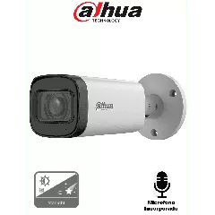 DAHUA--DAHUA DH-HAC-HFW1500RN-Z-A-27135-S3-DIP - Cámara Bullet de 5 Megapíxeles/ Lente Motorizado de 2.7 a 12 mm/ Micrófono Integrado/ IR de 60 Mts/ Metálica/ IP67/ BLC/HLC/DWDR/-