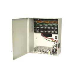 SAXXON PSU1210D18 - Fuente de Poder de 12 vcd/ 10 Amperes/ Para 18 Camaras/ 0.55 Amperes por Canal/ Protección contra Sobrecargas/ Certificación UL/
