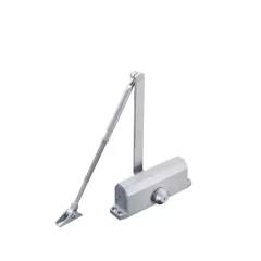 YLI YC-83-2 - Brazo cierra puerta automático / Para puertas de 100 kg / Compatible con puertas de madera, vidrio, metal / Velocidad ajustable de cierre / Instalación izquierda o derecha