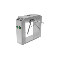 ZKTECO TS2200PRO - Torniquete Trípode Doble Carril Bidireccional / Semiautomático / Acero Inoxidable / Indicadores LED / 110V / Exterior Protegido / Requiere lectores y Panel