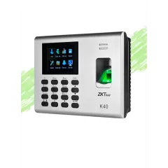 ZKTECO K40 - Control de Asistencia y Acceso Basico con Huella Digital BioID (1000), Conexion TCP/IP, SSR (Reporte en Hoja de Calculo Mediante USB) y Bateria de Respaldo de 2 Horas