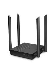 TP-LINK Archer C64 - Ruteador WiFi AC 1267Mbps, 1 Puerto WAN RJ45 Gigabit Ethernet, 4 Puertos LAN RJ45 Gigabit Ethernet, MU-MIMO, 4 Antenas Fijas, Modos de funcionamiento como Enrutador y Punto de Acceso, Beamforming