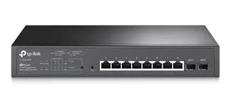 TP-LINK TL-SG2210MP - Switch PoE JetStream SDN Administrable 8 puertos 10/100/1000 Mbps + 2 puertos SFP, 8 puertos PoE, 150W, administración centralizada OMADA SDN