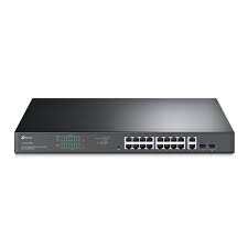 TP-LINK TL-SG1218MPE - Switch JetStream de 16 puertos 10/100/1000Mbps y PoE af/at, 2 puertos SFP hasta 192W.