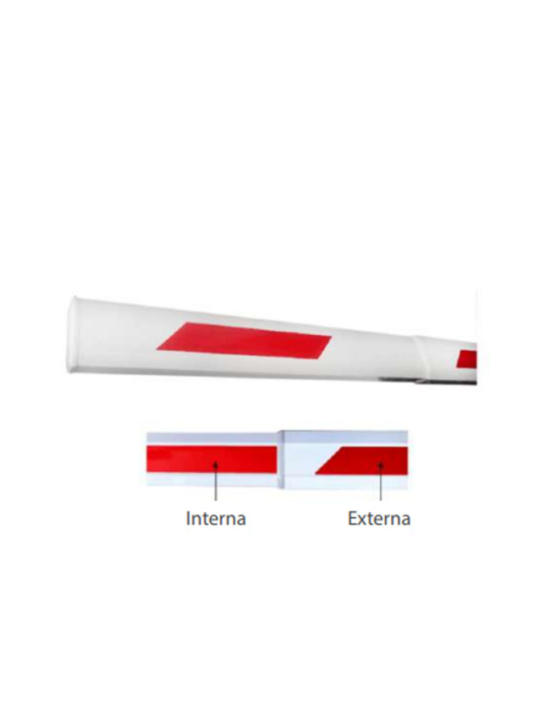 ZKTECO YC45M - Brazo Telescópico de 2.6 m hasta 4.5 metros para Barrera CMP200