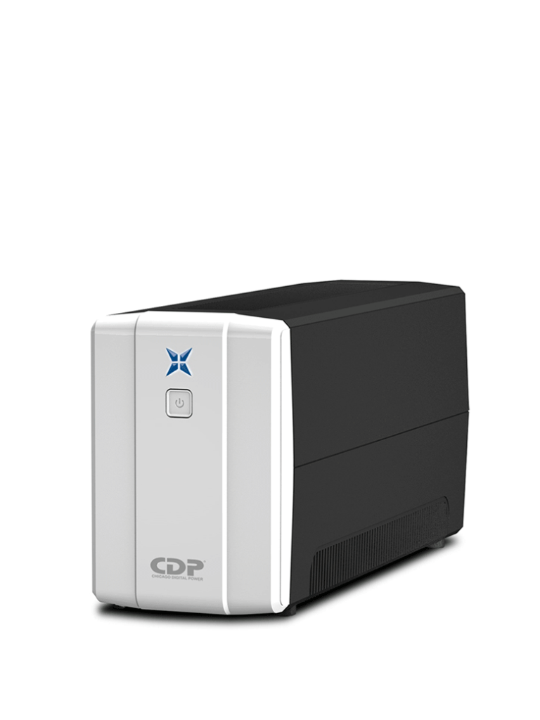 CHICAGO DIGITAL POWER--CDP RUPR1008 - UPS / 1000 Va / 500W / 4 Contactos con respaldo / 4 Contactos con supresión de picos-