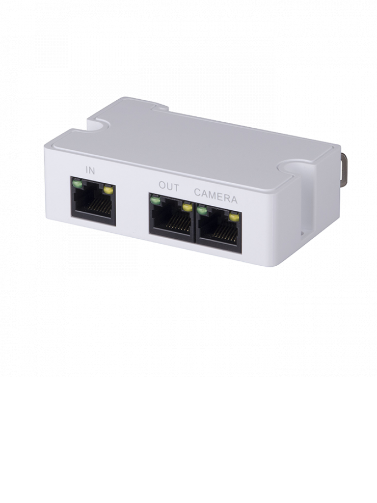 DAHUA--DAHUA PFT1300 - Extensor  PoE &  PoE plus pasivo / 2 Puertos / Conexión en cascada hasta 300 Mts / 2 Puertos Fast Ethernet-
