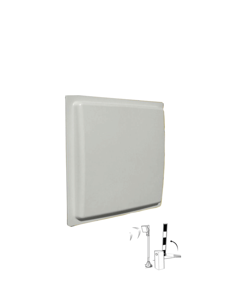 SAXXON--SAXXON SAXR2657 - Lectora de Tarjetas UHF para Control de Acceso Vehicular / 902 A 928 Mhz / Lectura de Largo Alcance de 1 a 10 metros / Encriptable / Compatible con Enrolador FC06-