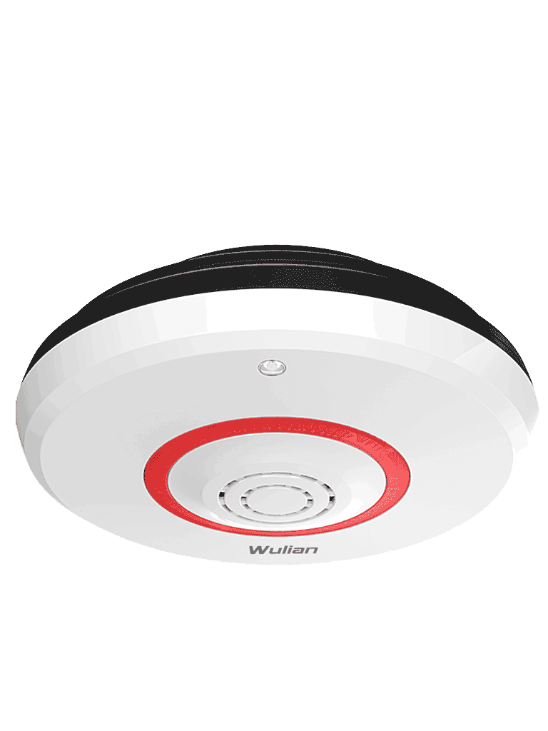 WULIAN--WULIAN ZIREN - Sirena con Estrobo para interiores con conexión a Brain por protocolo  Zigbee /Envío de Alertas de Intrusión a Smartphone  por medio de App Dora Home/ Conexión a 110VCA/ 85 dB-