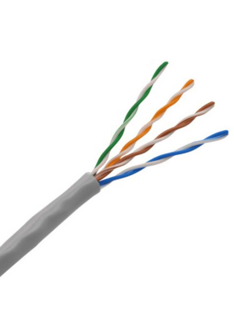 SAXXON--SAXXON OUTP5ECCA100G- Bobina de Cable UTP Cat5e/ 100 Metros/ CCA/ Color Gris/ Uso Interior/ Cert ISO9001/ UL 444/ RoSH/ ANSI/ TIA/ EI-568B-