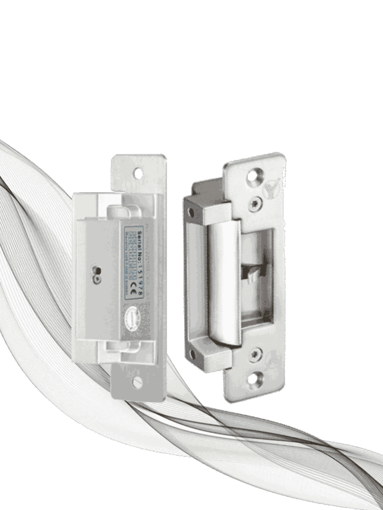 YLI ELECTRONIC--YLI YS138S - Cerradura eléctrica estándar americano / Con señal ajustable NO /  NC / Uso rudo / Soporta voltaje dual 12 VDC o 24 VDC-