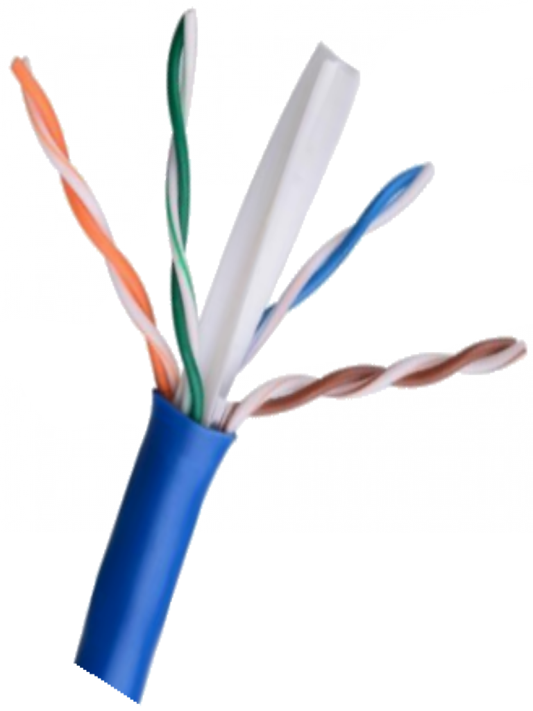 SAXXON--SAXXON OUTP6CCA305AZ3 - Cable UTP CCA / Categoria 6 / Color azul obscuro / Interior / 305 Mts / Redes / Video / 4 Pares-