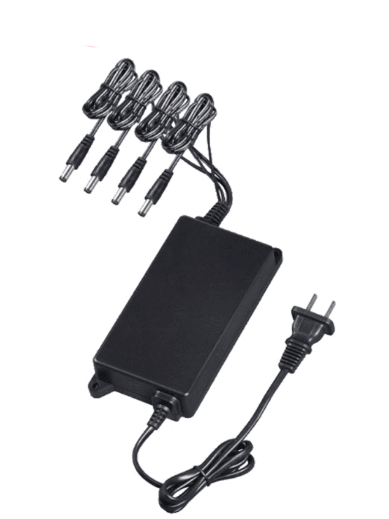 DAHUA--DAHUA PFM322 - Fuente de Poder Regulada de 12 Vcc 2.8 Amperes/ 4 Canales/ 0.7 Amper por Canal/ Protección de Temperatura/ Color Negro/-