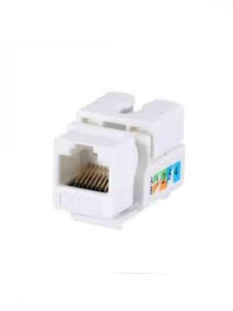 SAXXON--SAXXON M2656W - Modulo jack keystone RJ45 / 8 Hilos / CAT 6 / Compatible con calibres  AWG 22-26 / Color blanco-