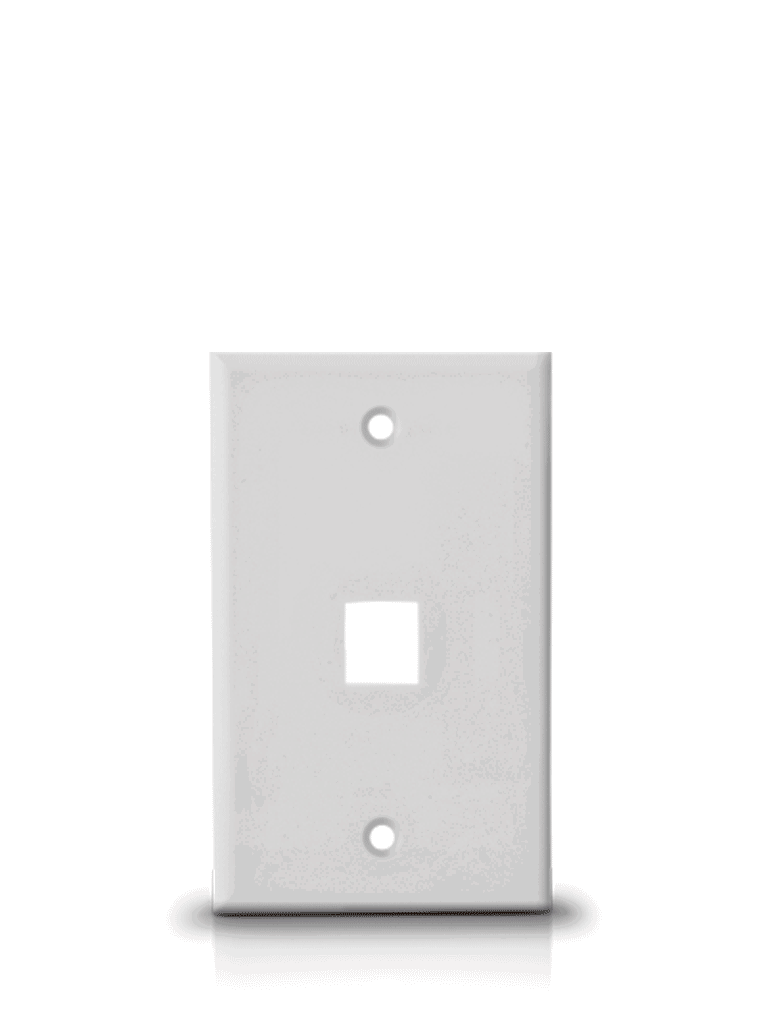 SAXXON--SAXXON A1751A - Placa de pared / Vertical / 1 Puerto tipo keystone / Color blanco-