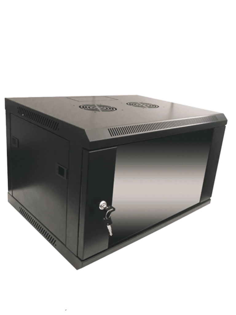 SAXXON--SAXXON SE540601 - Gabinete de pared / 6 UR / Fijo / Capacidad de carga de 60  Kg / Ancho 570 mm x profundidad 450 mm x alto 370 mm-