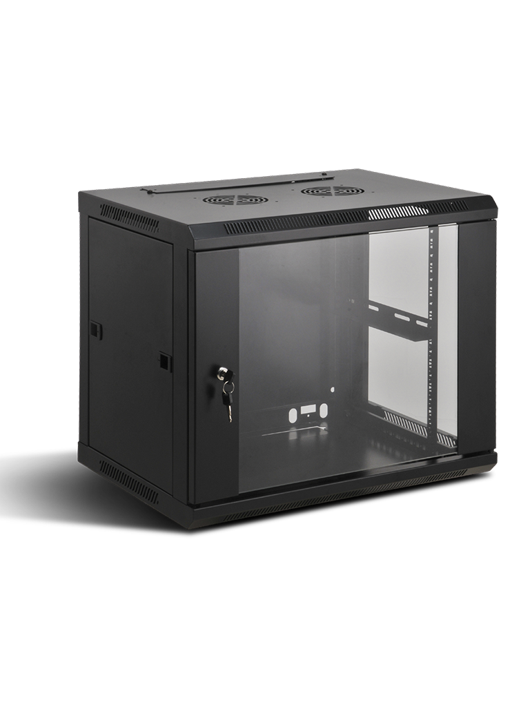 SAXXON--SAXXON SA640601 - Gabinete de pared / 6 UR / Fijo / Capacidad de carga de 60  Kg / Ancho 600 mm x profundidad 450 mm x alto 370 mm-