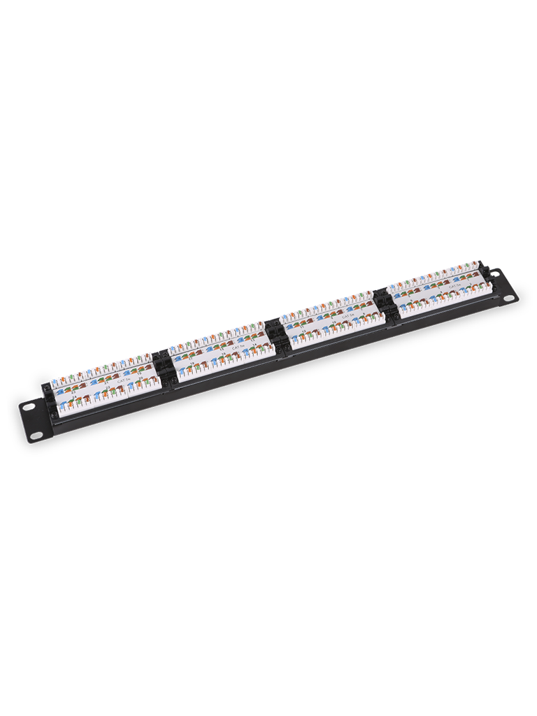 SAXXON--SAXXON P19748N5 - Patch Panel 48 puertos / CAT 5E / 19 Pulgadas / Montaje en rack / 2U-