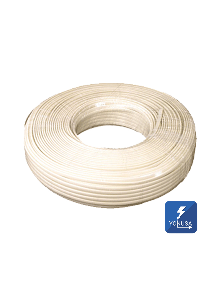 YONUSA--YONUSA CDA100 - Cable bujía o doble aislado recomendado para cercos eléctricos YONUSA/ Bobina de 100 metros/ Calibre 22 AWG multifilar/ Hasta 12,000V-