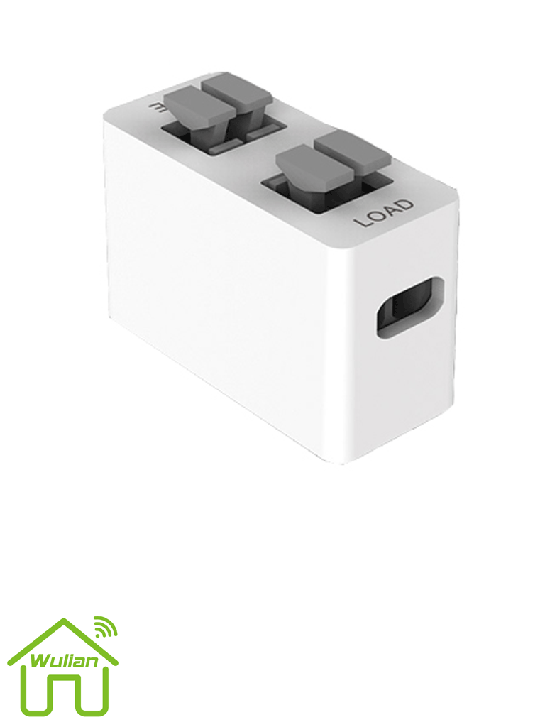 WULIAN--WULIAN AMP - Amplificador de carga inteligente / Para Switchs inteligentes con cargas menores a 15  Watts (focos  LED o de bajo consumo)-