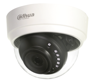 DAHUA--DAHUA HAC-D1A21N-0280B - Cámara Domo HDCVI 1080p/ 103 Grados de Apertura/  Lente de 2.8 mm/ IR 20 Mts/ Uso Interior/ TVI AHD Y CVBS-