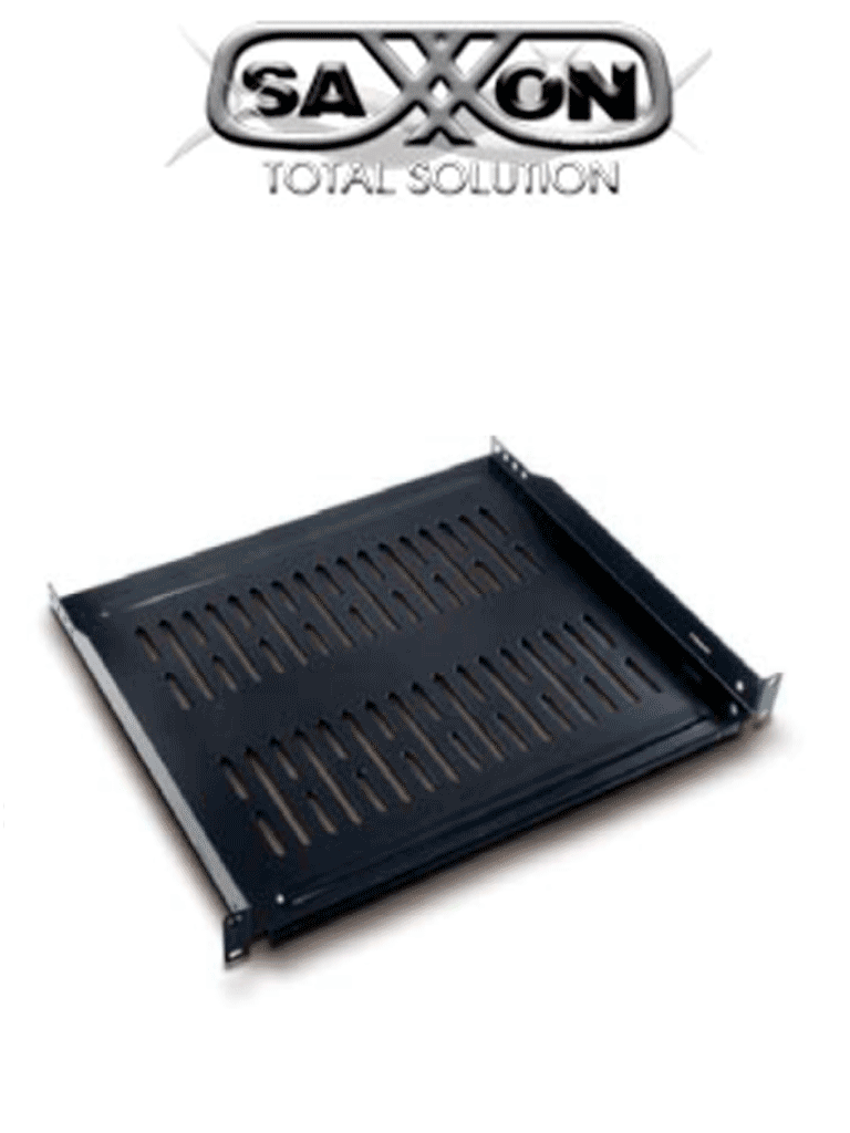 SAXXON--SAXXON 70140204- Charola ventilada para monitor/ Medidas 19 de ancho x 14 pulgadas de profundidad/ 2 UR/ Soporta 22 KG/ Acero-