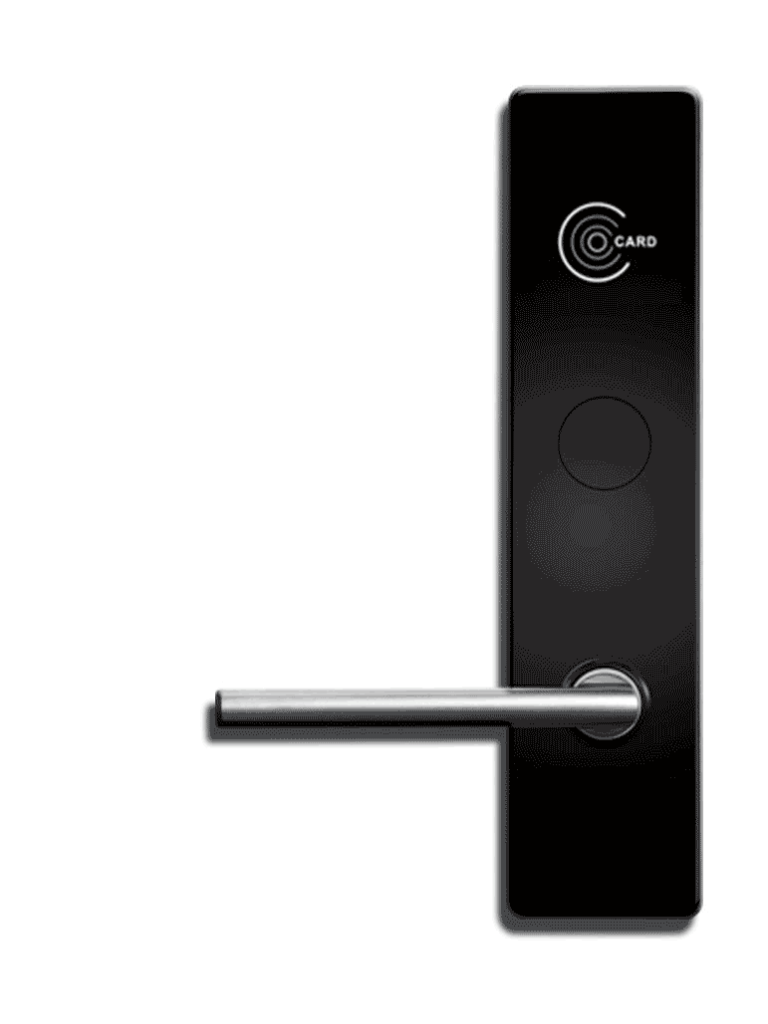 ZKTECO--ZKTECO LH6800L- Cerradura  izquierda para hotel / MIFARE 13.56 Mhz / 35 a 45 mm grosor de puerta / Aleacion de Zinc / 224 eventos-