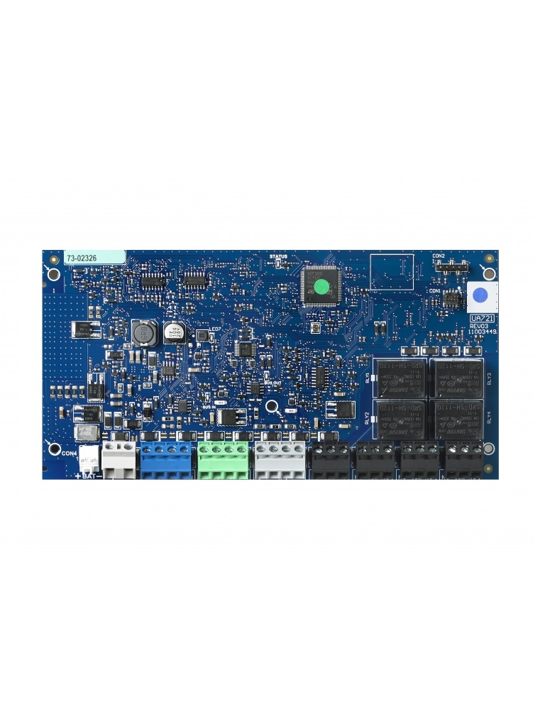 DSC--DSC HSM3204CXPCB - Módulo Fuente Supervisada 2A con 4 salidas programables PGM  de alta corriente y Extensor de Bus  compatible con Power Series PRO-