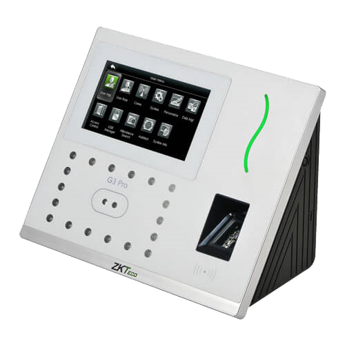 ZKTECO--ZKTECO G3PRO - Control de Acceso y Asistencia Facial y Palma / 12000 Rostros / 20000 Huellas BIO ID / 20000 Tarjetas  ID / 6000 Palmas / Green Label #promasistencia-