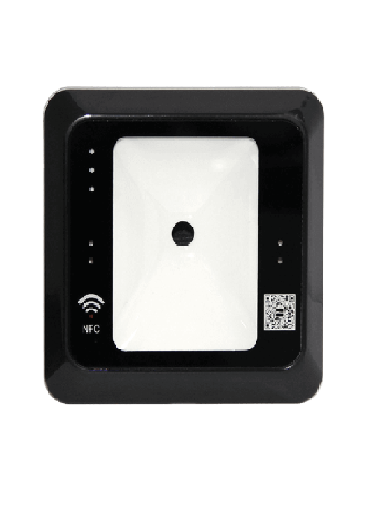 ZKTECO--ZKTECO QR500B - Lector Esclavo de Código QR, NFC y Tarjeta Mifare Frecuencia 13.56MHz / DC 12V o 5V por USB / Cable USB Incluido / Conexión Wiegand / Compatible con Paneles InBio y Serie C3-