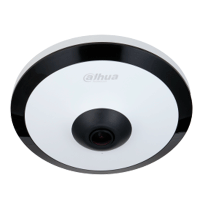 DAHUA--DAHUA IPC-EW5541N-AS - Cámara IP FishEye de 5 Megapíxeles/ WinzMind/ IR de 10 Mts/ H.265+/ PoE/ WDR Real/ Micrófono Integrado/ Heat Map/ Detección Inteligente/ Ranura para MicroSD/ E&S de Alarma/ E&S de Audio/ 3D DNR, HLC, BLC/ Interior-