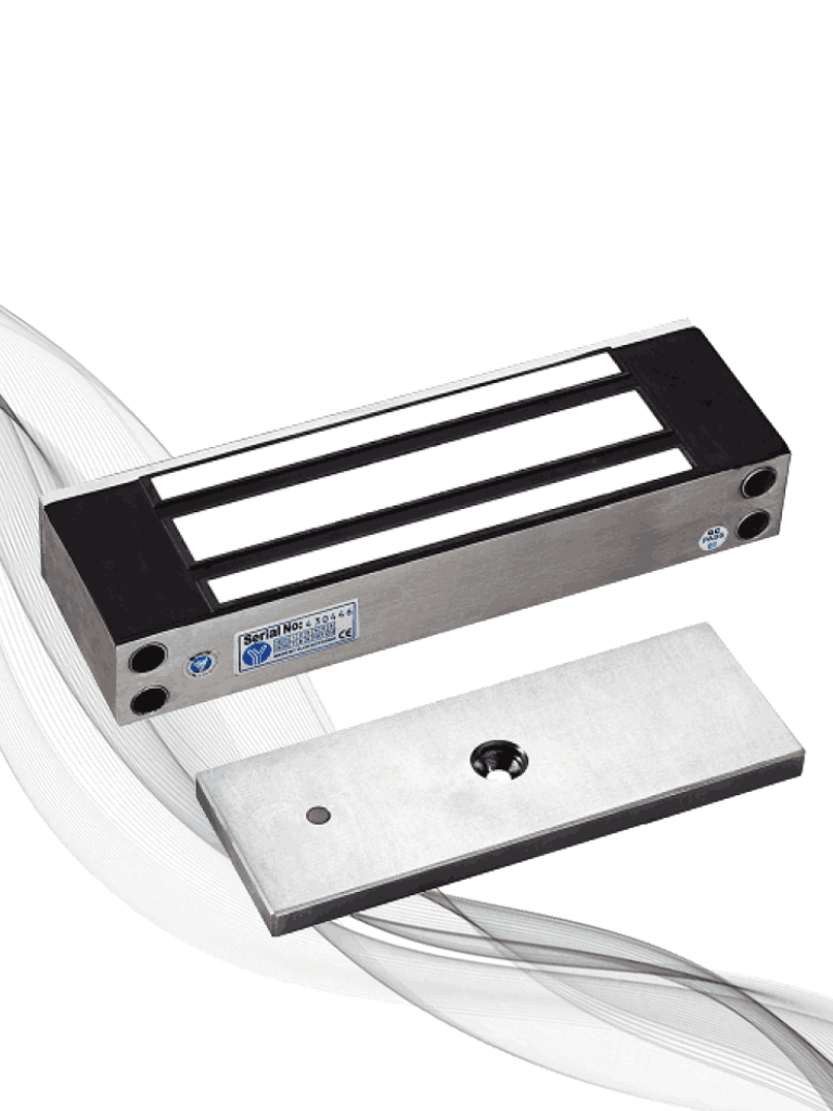 YLI ELECTRONIC--YLI YM500NW - Cerradura Magnética para exterior IP68 / Fuerza de Sujeción 500Kg /1200Lb / Voltaje Dual 12v / 24VDC / Compatible con Soporte MBK500NZLW / Puertas de madera, vidrio, metálica-