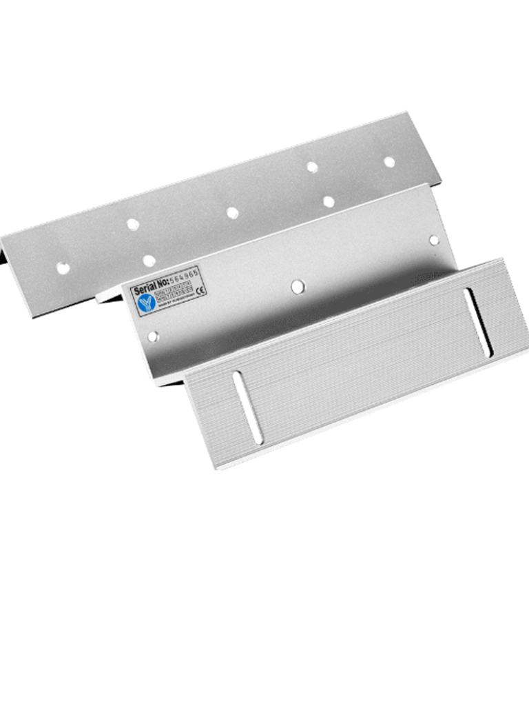 YLI ELECTRONIC--YLI MBK180NZL - Soporte de fijacion de electroiman para puerta con apertura interior de 180 Kg tipo ZL / Compatible con YM180NLED-
