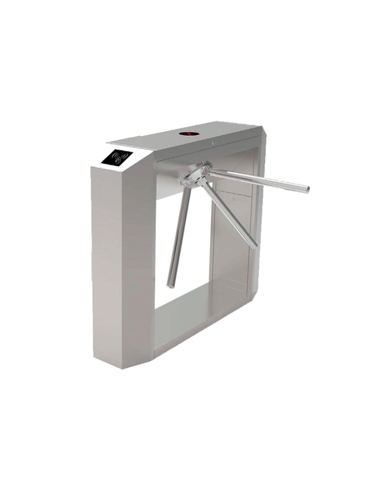 ZKTECO--ZKTECO TS200 - Torniquete Bidireccional / Acero SUS304 / Desbloqueo de Seguridad sin Energía / No cuenta con Lectores y Panel / 110V / Exterior Protegido / Tráfico de 25 a 30 x Min / Ancho de Carril 50.5 cm / 1 millón de Ciclos / Apertura con Pulso Seco-