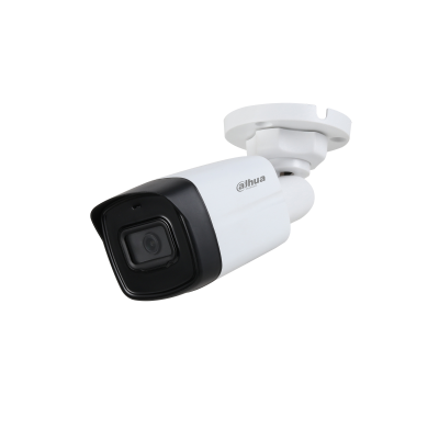 DAHUA--DAHUA HAC-HFW1500TL-A-28 - Camara Bullet de 5 Megapixeles/ Microfono Integrado/ Lente de 2.8mm/ IR de 80 Mts/ IP67/ Starlight/ CVI/CVBS/AHD/TVI/-