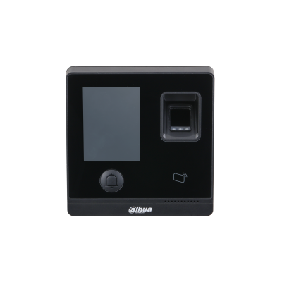 DAHUA--DAHUA ASI1212F-D - Control de Acceso Touch/ 3,000 Huellas/ 30,000 Tarjetas ID/ 30,000 Passwords/ 150,000 Registros/ Apertura Remota desde APP/ Tiempo de lectura de 1.5 s/ TCP/IP/ E&S de Alarma/ Boton de Apertura/-