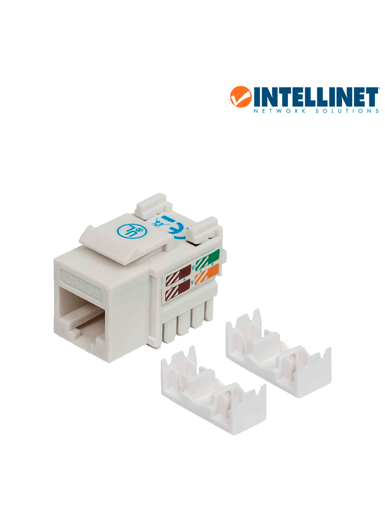 INTELLINET--INTELLINET 210355 - JACK CAT 5e / DE IMPACTO / (KEYSTONE) / BLANCO-