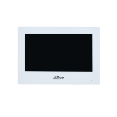DAHUA--DAHUA VTH2621GW-P - Monitor IP Touch de 7 Pulgadas/ Serie Lite/ Blanco/ Poe Estandar/ 6&1 E&S de Alarmas/ Uso Interior/ Modo No Molestar/ H.265/ Soporta Hasta 4 Frentes de Calle y 4 Monitores Adicionales/-