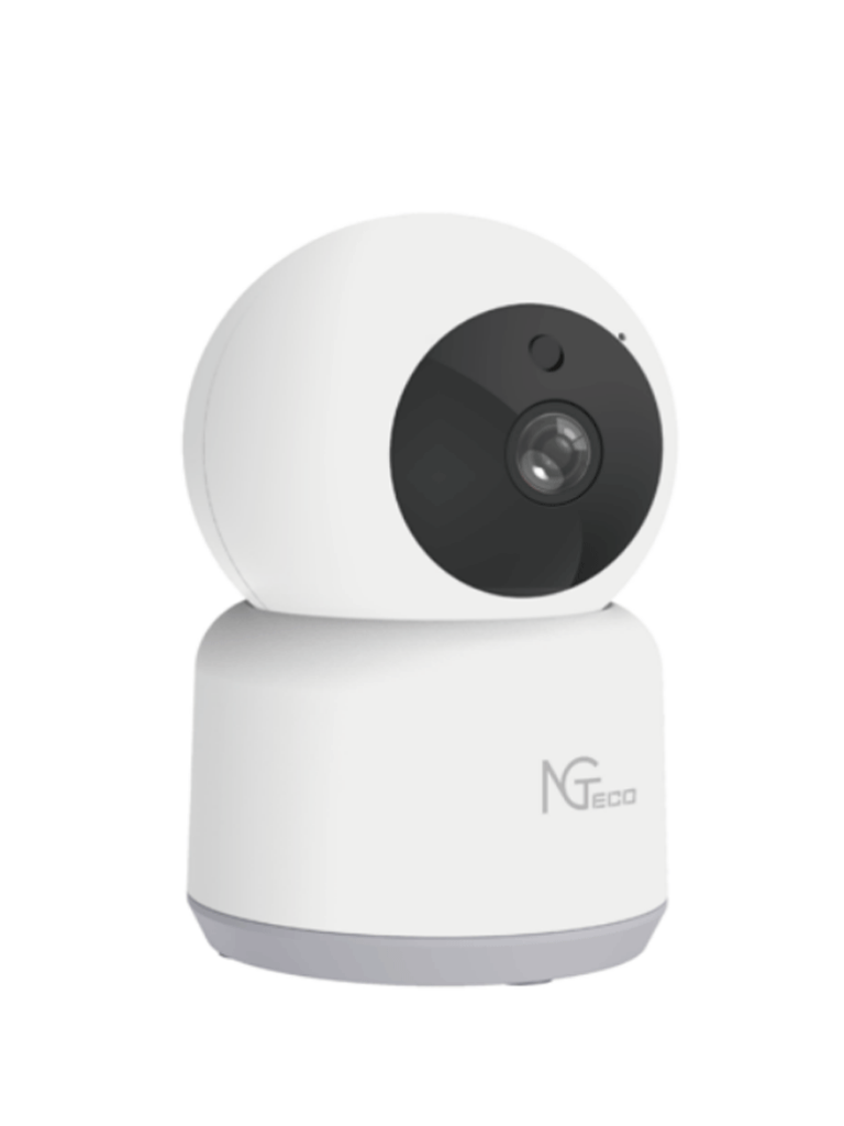 ZKTECO--NGTECO NGC2401 - Cámara PT WiFi / 1080p / Lente 3.6mm / Visión panorámica e inclinación / Visión Nocturna / Almacenamiento Local y en la Nube /  Control Remoto / Audio Bi-direccional / Funciona con Alexa-