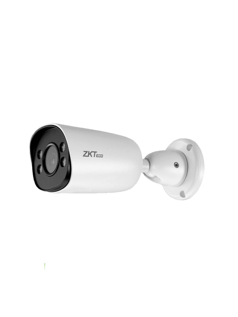 ZKTECO--ZKTECO BS855P12CS7CMI - Cámara IP Bullet Full Color 5MP  / Compresión H.265 / Lente 3.6 mm / Alcance IR 20mts / Detección Facial / Micrófono Integrado / Carcasa metálica / PoE / IP67 / P2P-