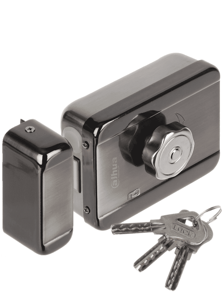 DAHUA--DAHUA ASF601A - Cerradura Electrica Inteligente con Cierre Automatico/ 12 VDC/ Bidireccional (Izquierda o Derecha)/ Aplicaciones en Puerta de Madera, Metal, Emergencia, Etc/ Compatible con Videoporteros y Controles de Acceso/-