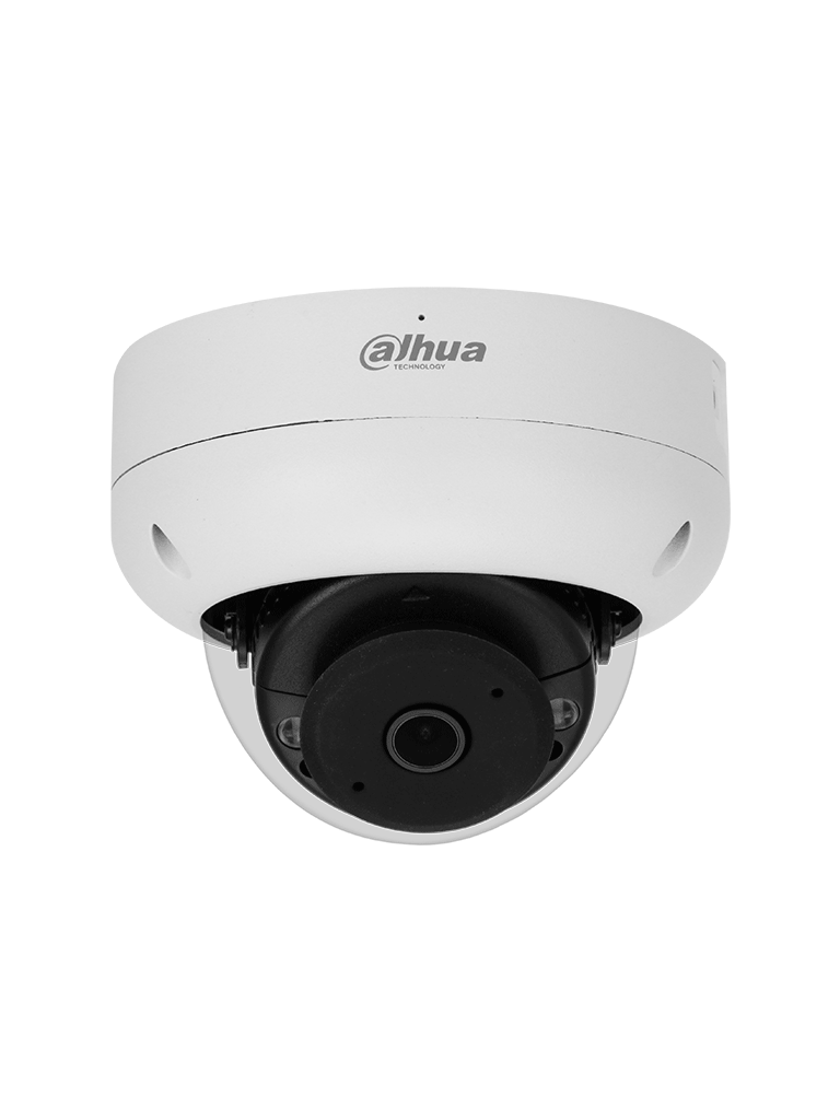 DAHUA--DAHUA IPC-HDBW3441R-AS-P - Cámara IP Domo Antivandálica Resolución de 4 MP/ Lente 2.1 mm/ ∢ 180°/ IR 15 mts/ IA WizSense/ Det. de Mov. Inteligente/ Protección Perimetral / Starlight / PoE / WDR / H.265+ / IP67 / IK10 / Micrófono / E&S Alarma-