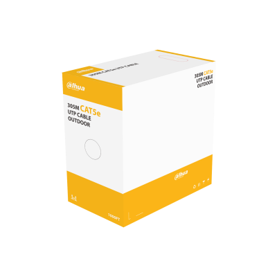 DAHUA--DAHUA PFM920-6U - Bobina de Cable UTP para Exterior Cat6/ 100% Cobre/ 305 metros/  Color Negro/ Cubierta Exterior MDPE/ Cumple con Estandares ANSI/TIA 568-C.2/ RoSH/ Retardante de Flama/ #LoNuevo-