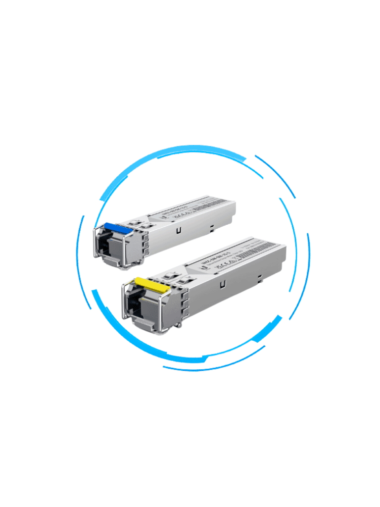 UBIQUITI--Ubiquiti UACC-OM-SM-1G-S-2 - Módulo SFP MonoModo/ Transceptor Mini Gbic/ Rendimiento hasta 1.25Gbps/ Conector tipo LC/ Conexión hasta 3Km-
